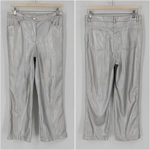 House of Harlow Metallic Straight Leg Pants